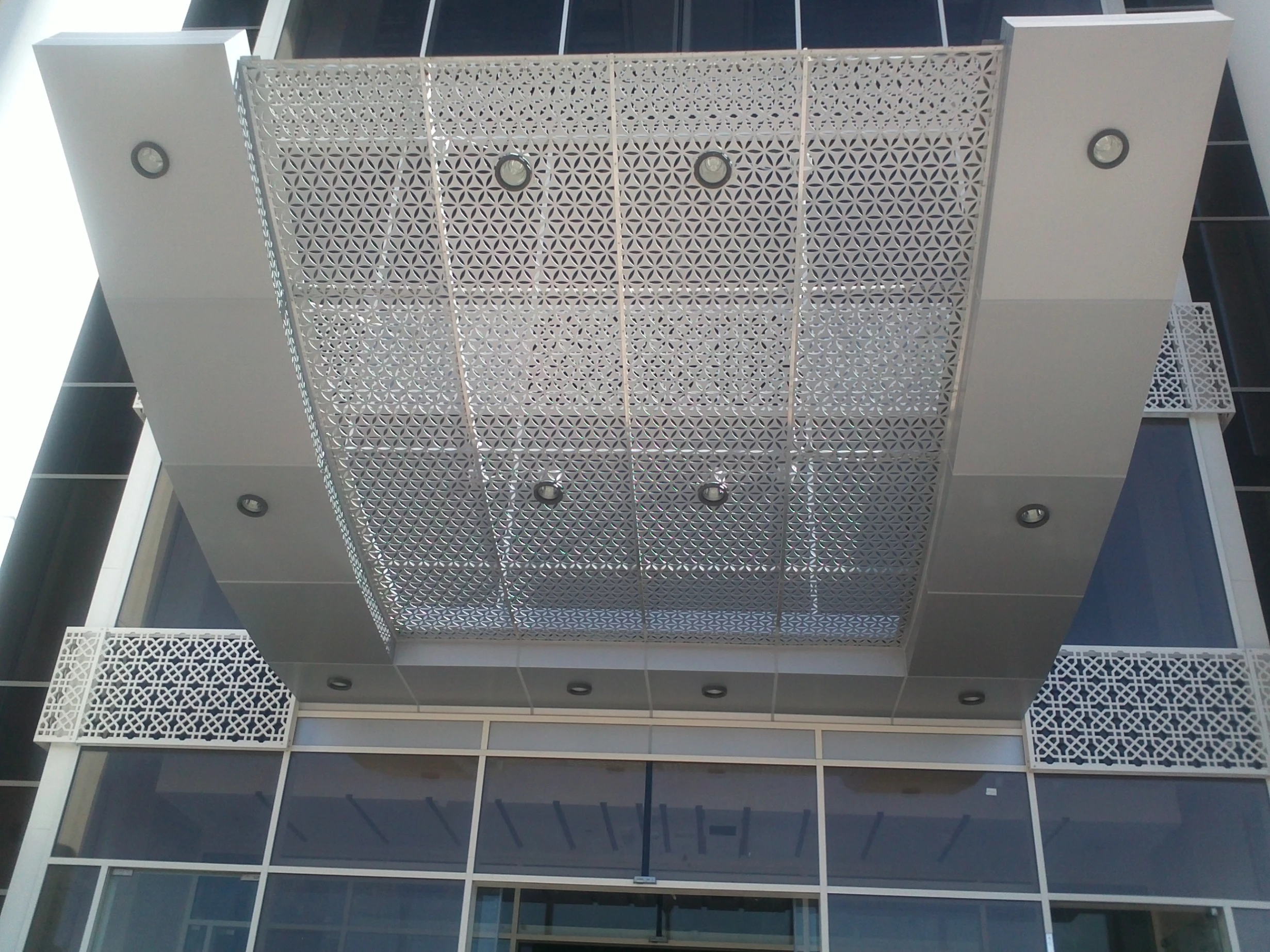 Canopy with perforated panels2