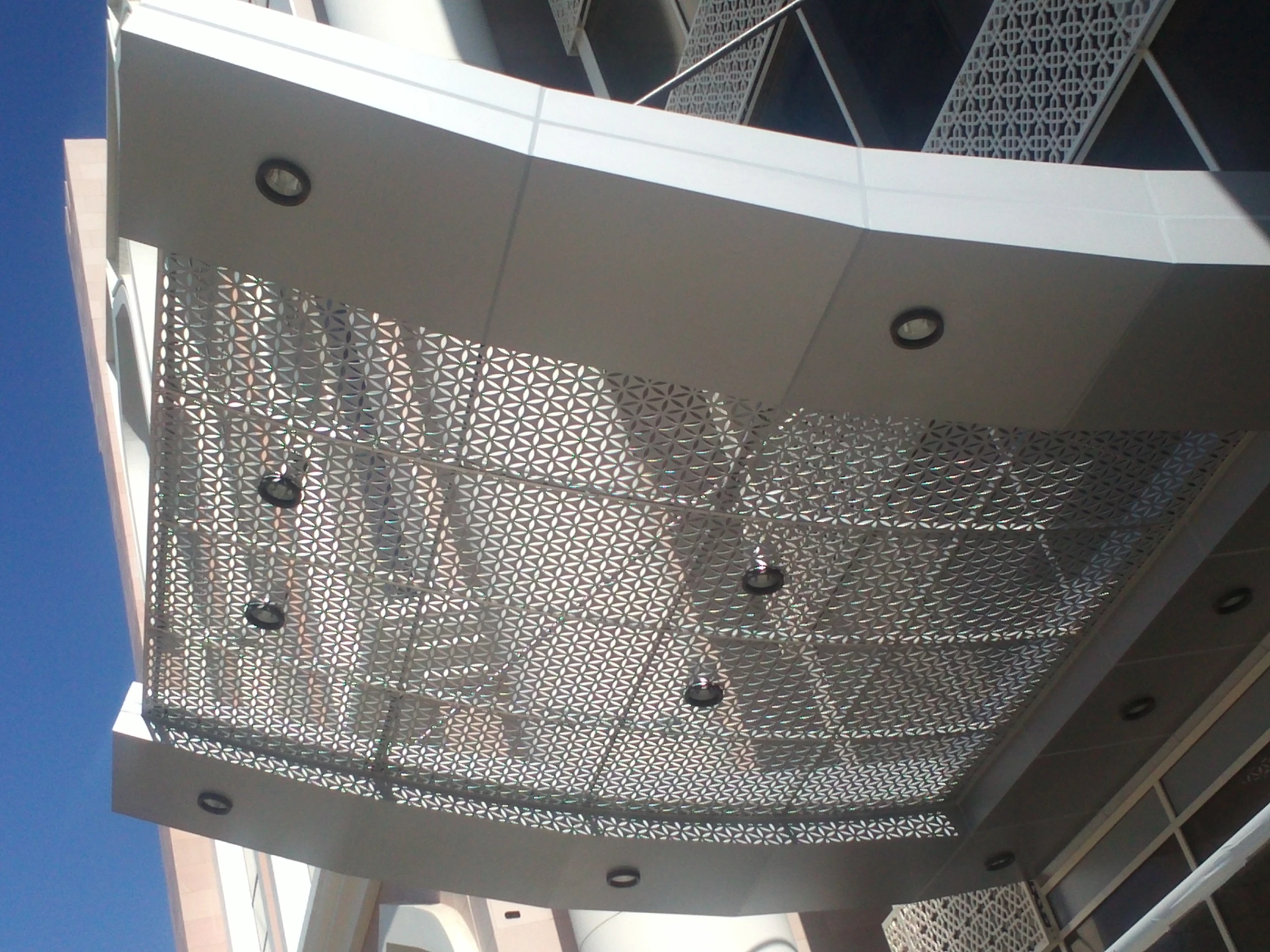 Canopy with perforated panels4